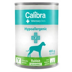 CALIBRA Veterinary Diets Cane Ipoallergenico Insetti e Conigli 400g