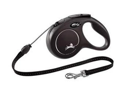 Flexi Guinzaglio Nuovo classico M Corda 5m Fino a 20kg Nero
