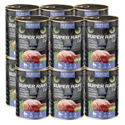 DOLINA NOTECI Super Rafi Cat P&F con quaglia e fegato di coniglio 12x400 g