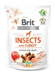 BRIT CARE Dog Crunchy Cracker Insects ricchi di tacchino 200 g