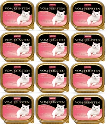 Animonda Vom Feinsten Adulti Gatto Cuori di tacchino 12x100g - di sconto in un set