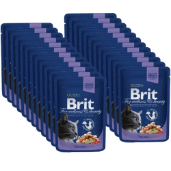 Brit Premium Cat Adult Merluzzo 24x100g