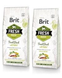 Brit Fresh Anatra e Miglio Adult Run &amp; Work 2x12kg