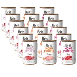 BRIT MONO PROTEINE Gusti misti 18x400g