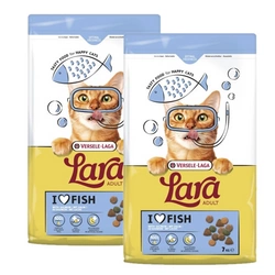 VERSELE-LAGA Lara Adult Salmon 2x7 kg - alimenti per gatti adulti con salmone