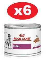 ROYAL CANIN Renal Canine 6x200g lattina - di sconto in un set