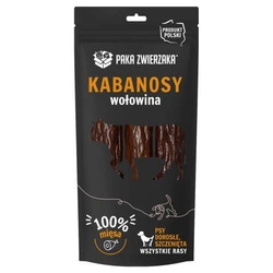 PAKA ZWIERZAKA- Kabanos salsiccine sottili di manzo 3 pezzi (80g)