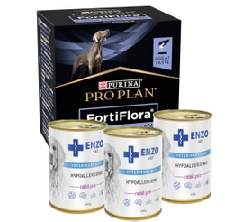 PRO PLAN FortiFlora Integratore probiotico per cani 30x1g +3xENZO VET Hypoalergénna 400g