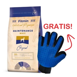 FITMIN Maxi Senior 12kg + Guanto per pettinare il pelo del cane/gatto GRATIS!