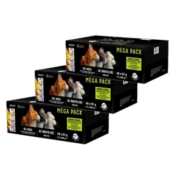 PetRepublic cibo umido per gatti bocconcini in salsa delicata MIX di gusti di carne 144x85g