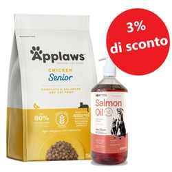 APPLAWS Complete Dry Senior Chicken 7,5kg + Olio LAB-V 1000ml