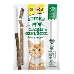 GIMCAT Sticks con agnello e pollame 4 pz.