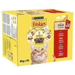 PURINA Friskies Cat carne in salsa MIX DI SAPORI 24x85g