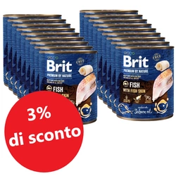 Brit Premium by Nature Fish with Fish Skin 18x800g