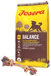 JOSERA Balance Senior/Light 12,5kg + Cordone di cotone NUXIE®, nodo, 23 cm