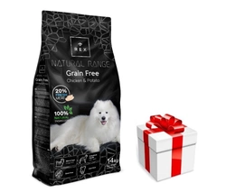 Rex Natural Range Senza Grano Pollo e Patate 14kg + sorpresa per il cane GRATIS