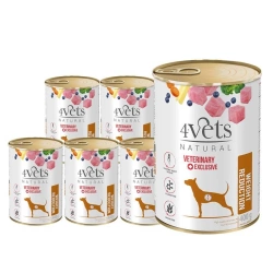 4 Vets per Cani Riduzione del Peso 6x400g