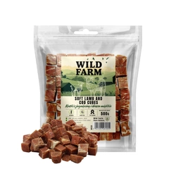 WILD FARM bocconcini morbidi di agnello e merluzzo 500 g snack per cani