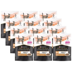PRO PLAN Veterinary Diets OM St/Ox Gestione dell'obesità per gatti con pollo 12x85g
