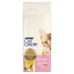 PURINA Cat Chow, cibo per gattini ricco di pollo 15 kg