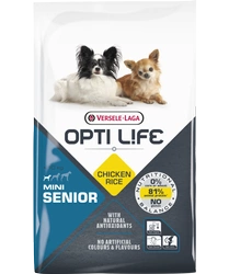 Versele-Laga Opti Life Senior Mini Pollo con Riso per piccole razze oltre i 7 anni 7.5kg