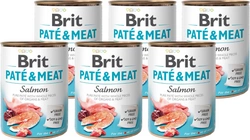 Brit Pate & Meat Con salmone 6x400g