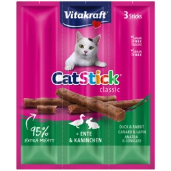 Vitakraft Gatto Stick Mini Kabanosy Coniglio & Anatra 3x18g