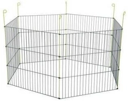 Zolux Recinto metallico grigio esagonale per roditori