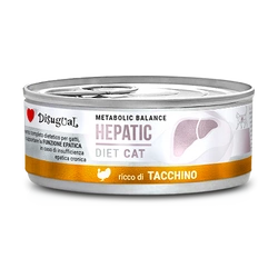 Disugual  Cibo umido per gatti Veterinario HEPATIC Tacchino (adulto) 85 g