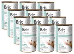 Brit Green Free Veterinary Diet Dog Struvite Tacchino con piselli 12x400g
