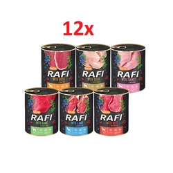 Dolina Noteci Rafi per cani mix di sapori 12x400g
