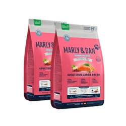 Marly & Dan Adult Dog Large Breed Fresh Salmon Holistic & Hypoallergenic 2x4 kg mangime secco