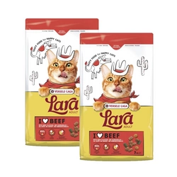 VERSELE-LAGA Lara  Adult Beef 2x7 kg - alimenti per gatti adulti al gusto di manzo