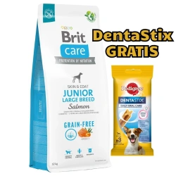 BRIT CARE Dog Grain-free Junior Large Breed Salmon 12kg