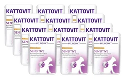 Kattovit Sensitive pollo+tacchino 12x85g bustina
