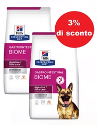 HILL'S PD Prescription Diet Canine Gastrointestinal Biome 2x10kg - 3% di sconto in un set