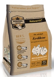 KORONA NATURY Natural-Vit cibo per conigli junior 750g