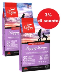 Orijen Cane cucciolo grande 2x11,4kg - 3% di sconto in un set