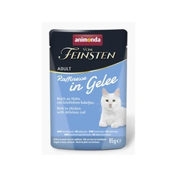 ANIMONDA Vom Feinsten Raffinesse pollo con merluzzo in gelatina 85 g