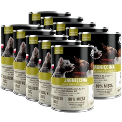 PetRepublic Pezzi in salsa di agnello 10x400g per un cane