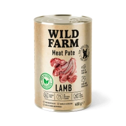 Wild Farm Pate Lamb 400g cibo per cani senza glutine