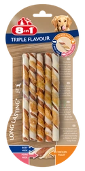 8in1 Triple Flavour Twisted Sticks 10 szt.