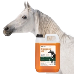 Lab-v Flaxseed Oil – Olio di semi di lino 100% spremuto a freddo per cavalli 5000 ml