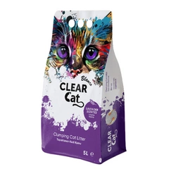 Clear Cat Blanco Graniglia di bentonite alla lavanda 5l