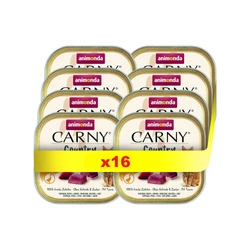 ANIMONDA Carny Country Adult Pollo, Anatra e Oca 16x100g