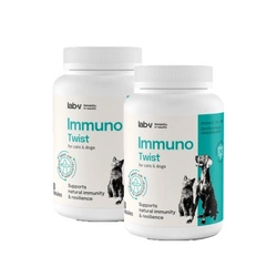 Lab-v Immuno Twist – supporto alla naturale immunità e vitalità di cani e gatti 2x60 capsule twist off