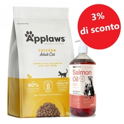 APPLAWS Complete Dry Adult Chicken 7,5kg + Olio LAB-V 1000ml