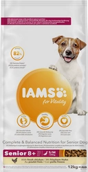 IAMS-Alimento secco Vitality per cani anziani di piccola e media taglia, con pollo fresco 12 kg