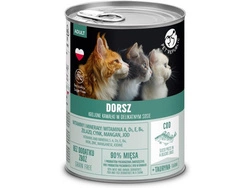 PetRepublic pezzi in salsa con merluzzo 400g per gatti