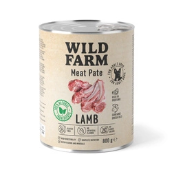 WILD FARM Pate Lamb 800g cibo senza glutine per cani
